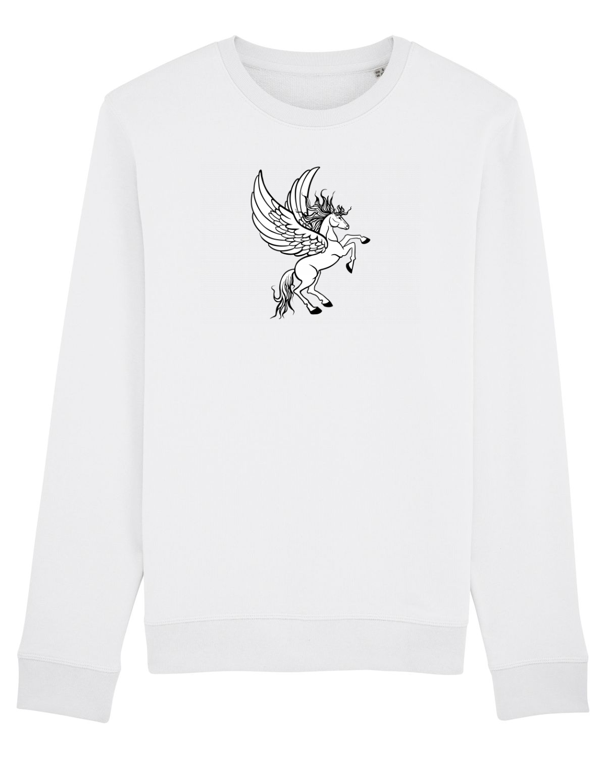 Bluză mânecă lungă Unisex Rise White