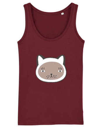 Baby Cat Burgundy