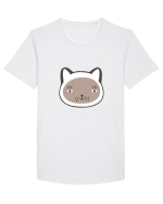 Baby Cat Tricou mânecă scurtă guler larg Bărbat Skater