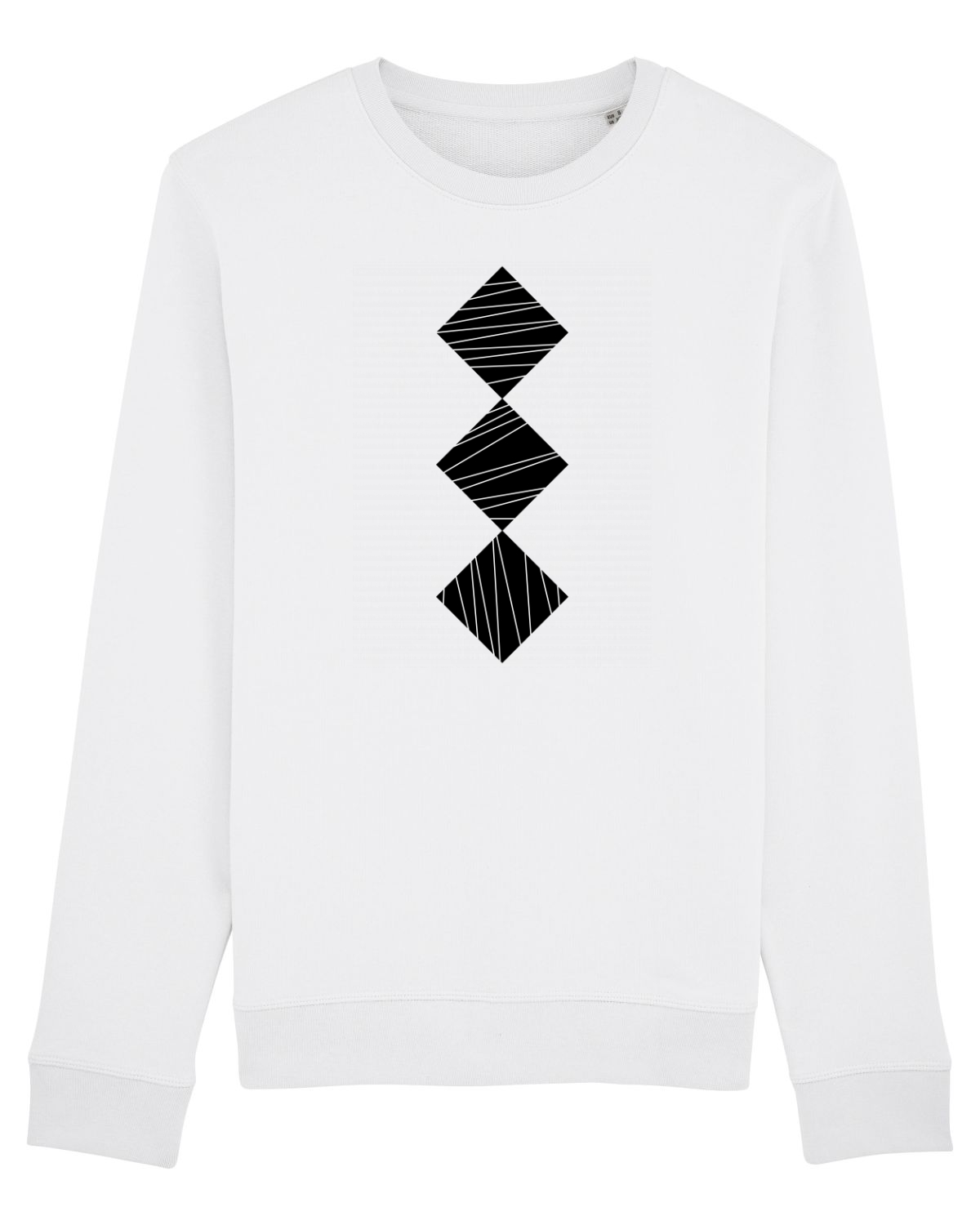 Bluză mânecă lungă Unisex Rise White
