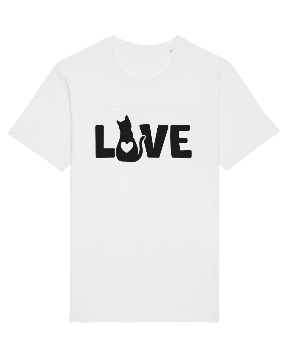 Tricou mânecă scurtă Unisex Rocker White