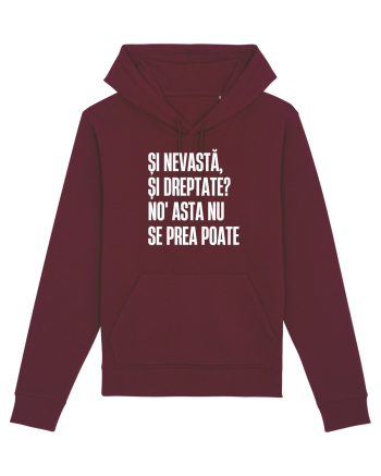 Tricou personalizat Și nevastă, și dreptate? Burgundy