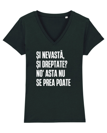 Tricou personalizat Și nevastă, și dreptate? Black
