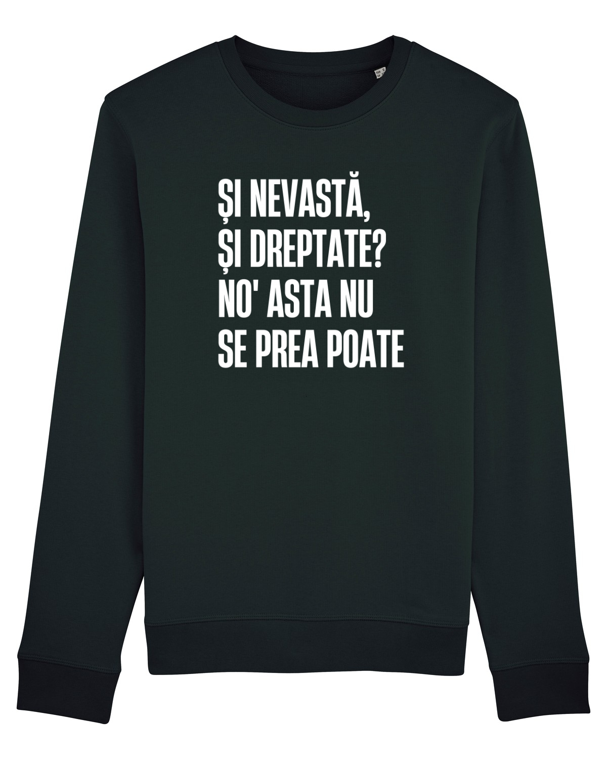 Bluză mânecă lungă Unisex Rise Black