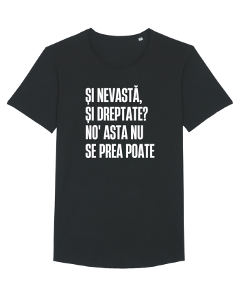 Tricou personalizat Și nevastă, și dreptate? Black