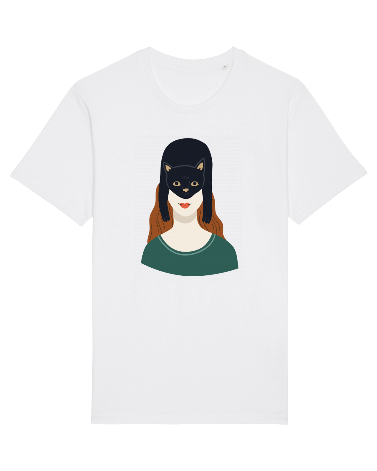 Tricou mânecă scurtă Unisex Rocker White