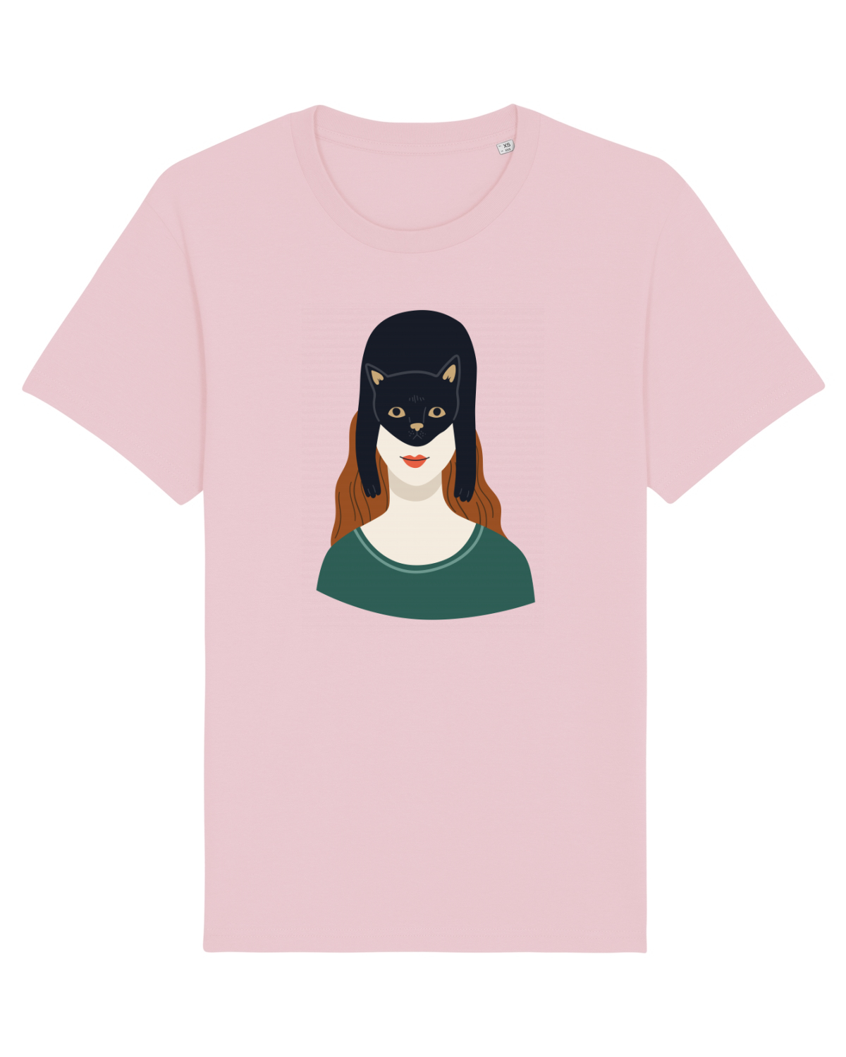Tricou mânecă scurtă Unisex Rocker Cotton Pink