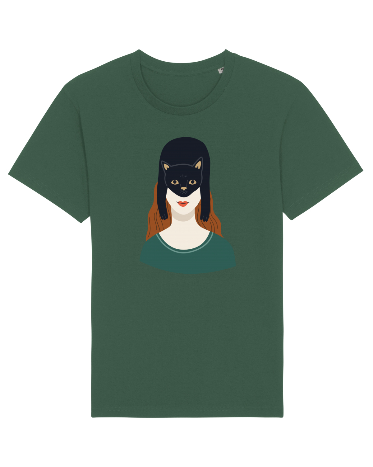 Tricou mânecă scurtă Unisex Rocker Bottle Green