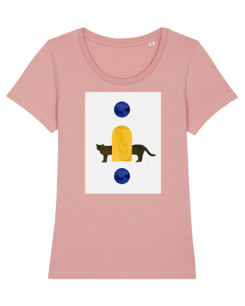 Contemporary Cat Art Canyon Pink