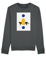 Contemporary Cat Art Bluză mânecă lungă Unisex Rise