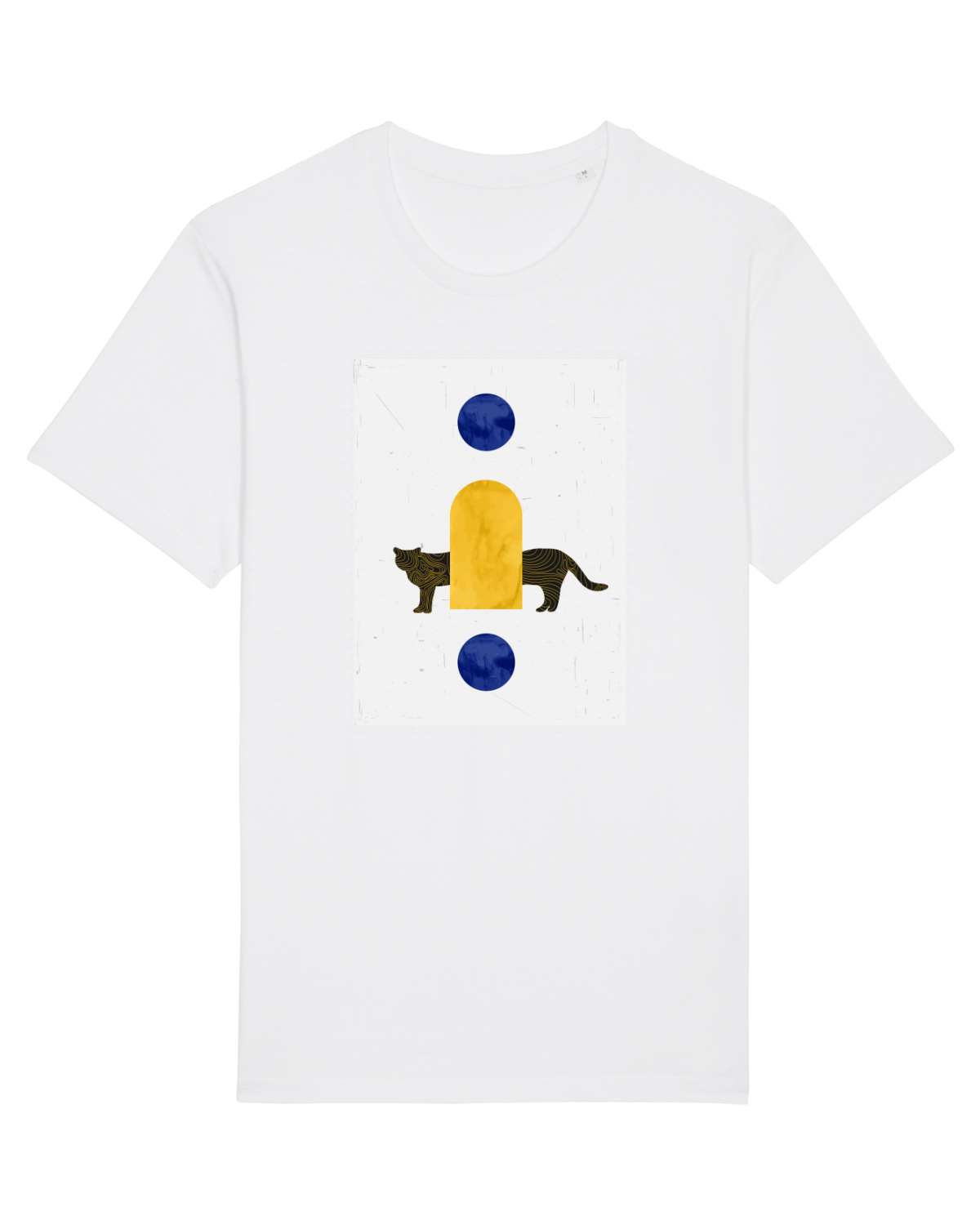 Tricou mânecă scurtă Unisex Rocker White