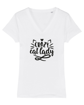 Crazy Cat Lady White