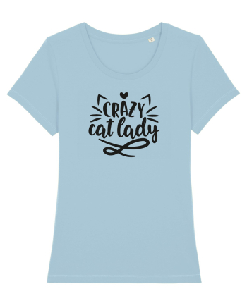 Crazy Cat Lady Sky Blue