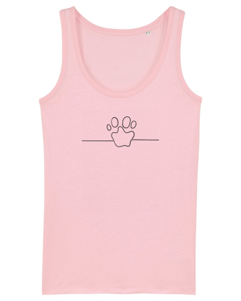 Dog Print Cotton Pink