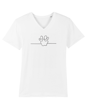 Dog Print White