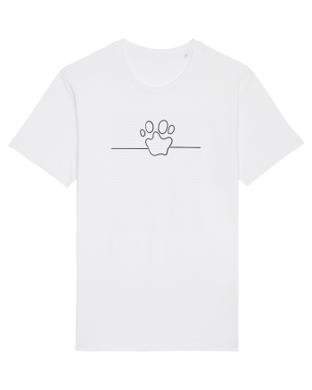 Dog Print White