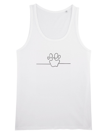 Dog Print White