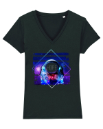 Astronaut Hope Tricou mânecă scurtă guler V Damă Evoker
