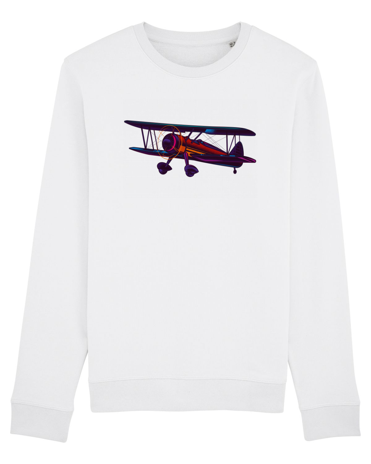Bluză mânecă lungă Unisex Rise White