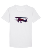 Fly Me To The Moon Tricou mânecă scurtă guler larg Bărbat Skater