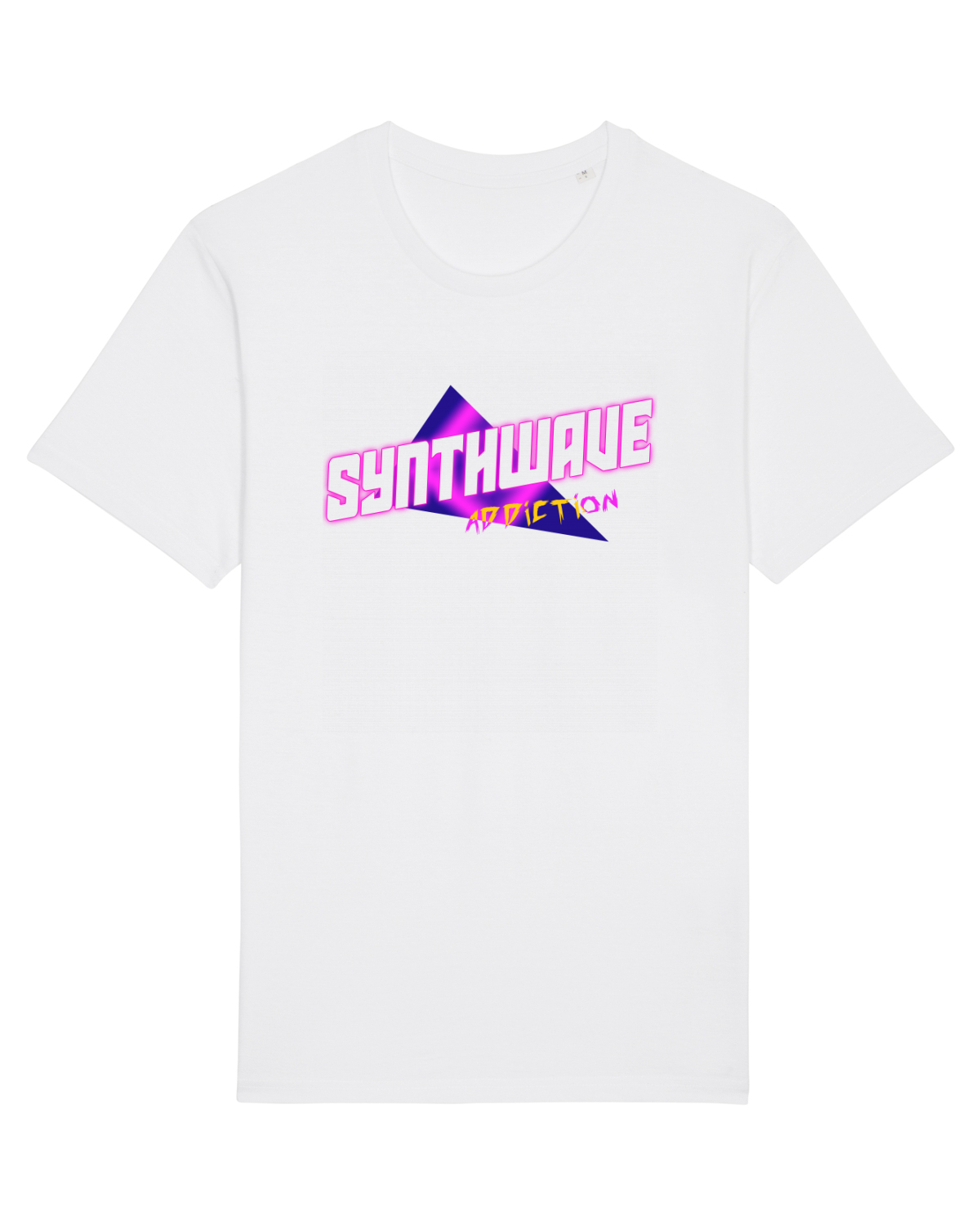 Tricou mânecă scurtă Unisex Rocker White