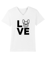 French Love Tricou mânecă scurtă guler V Bărbat Presenter