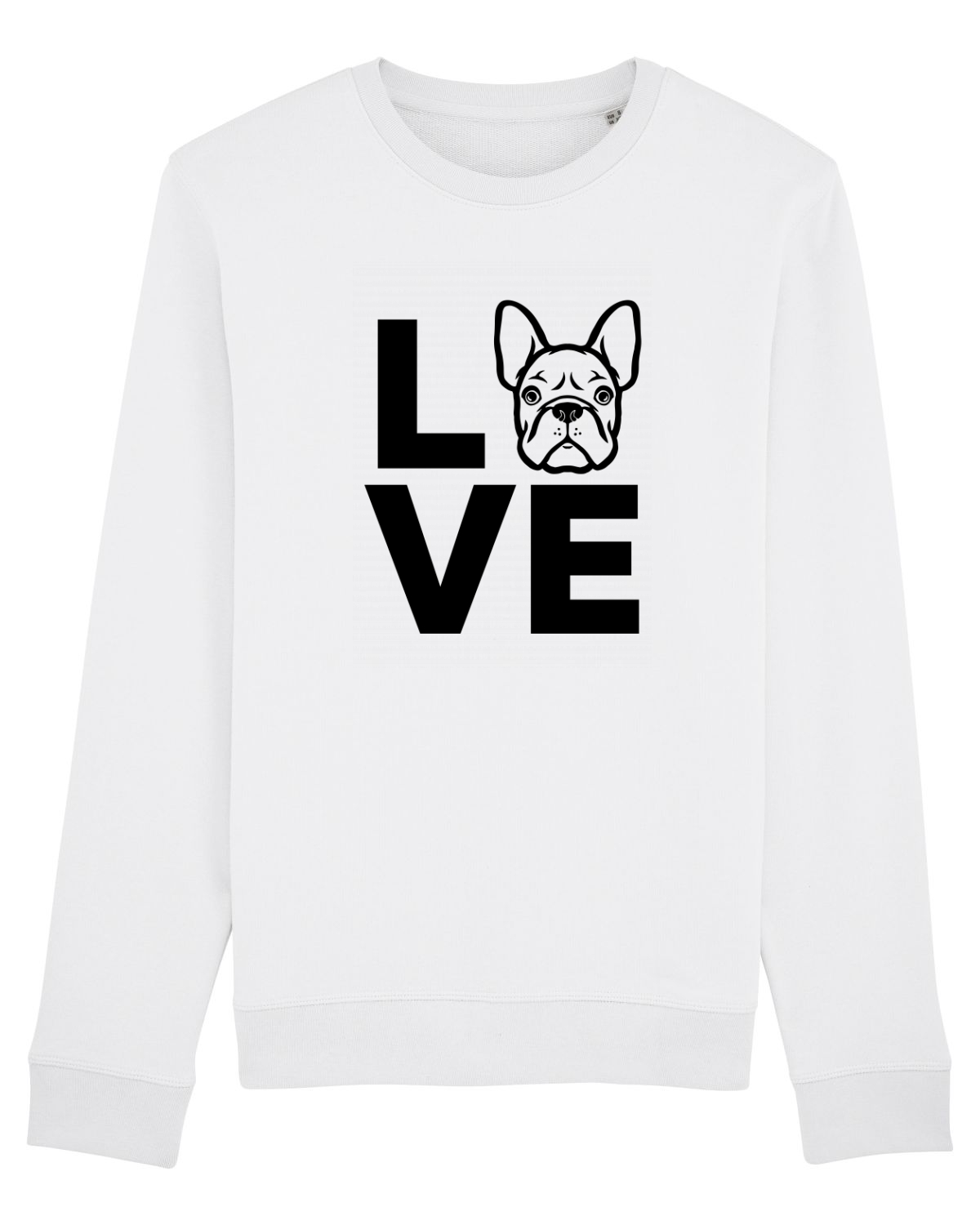 Bluză mânecă lungă Unisex Rise White