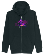 Techno Addiction Hanorac cu fermoar Unisex Connector