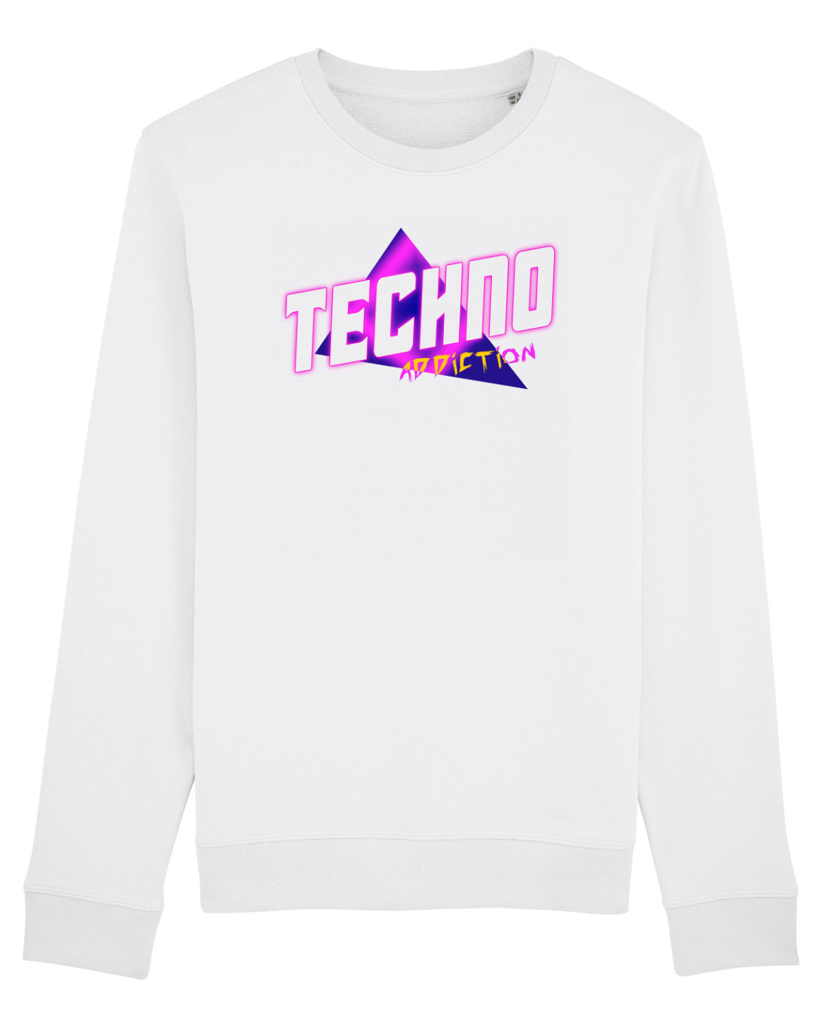 Bluză mânecă lungă Unisex Rise White