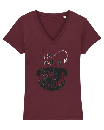 I'm Your Best Friend Burgundy