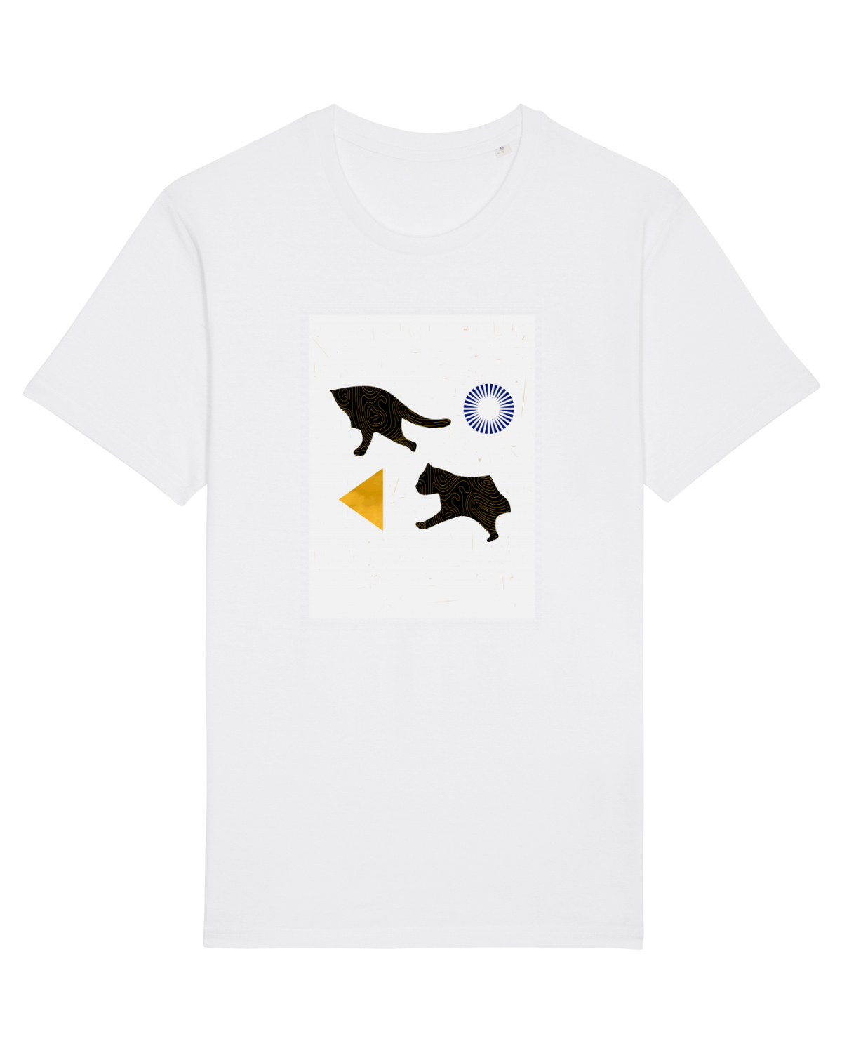 Tricou mânecă scurtă Unisex Rocker White
