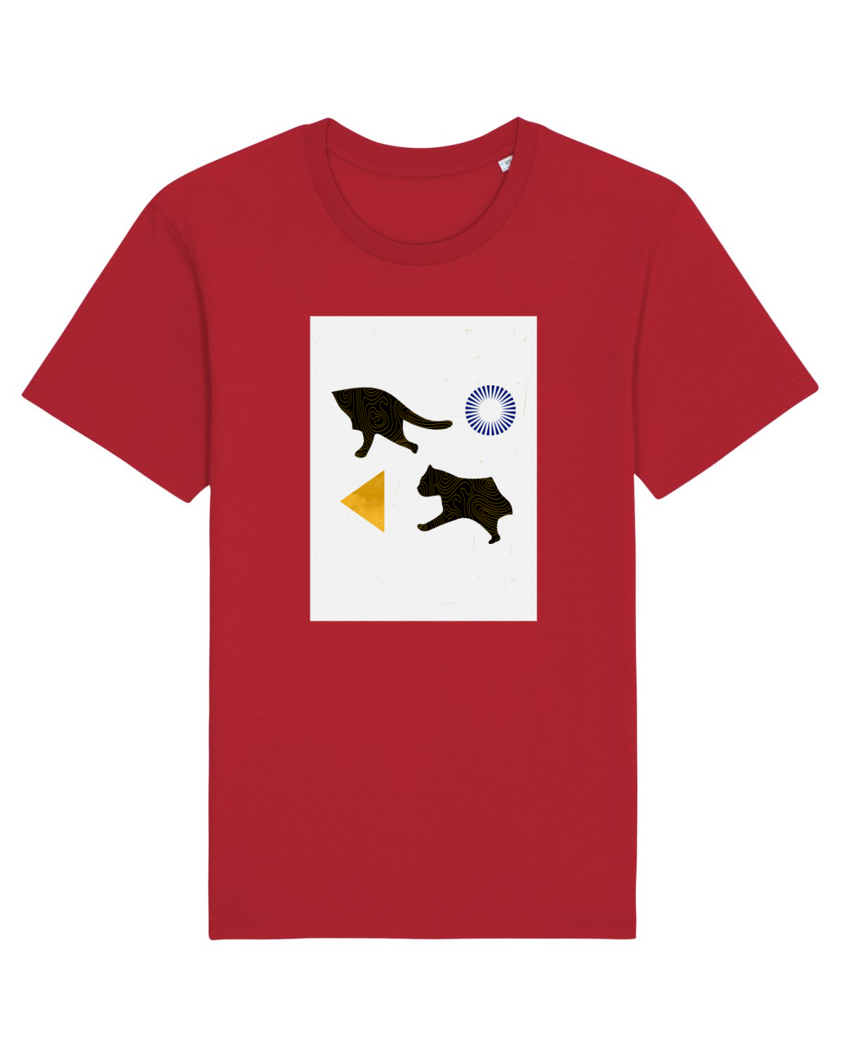 Tricou mânecă scurtă Unisex Rocker Red