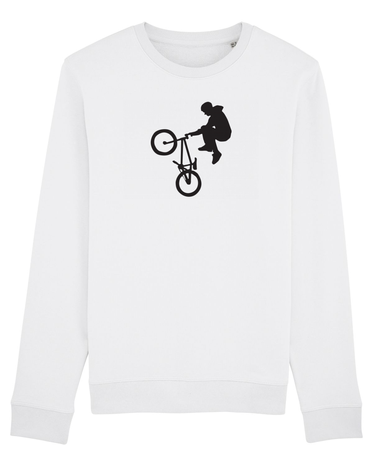 Bluză mânecă lungă Unisex Rise White
