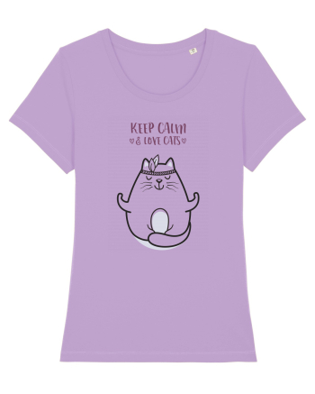 Keep Calm And Love Cats Lavender Dawn