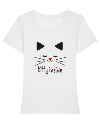 Kitty Inside White