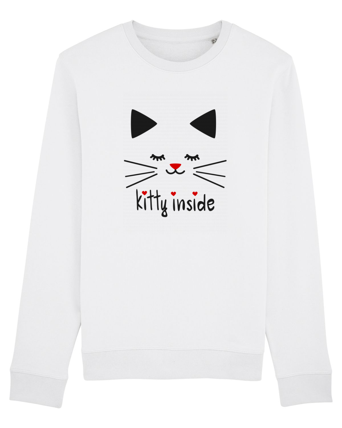 Bluză mânecă lungă Unisex Rise White