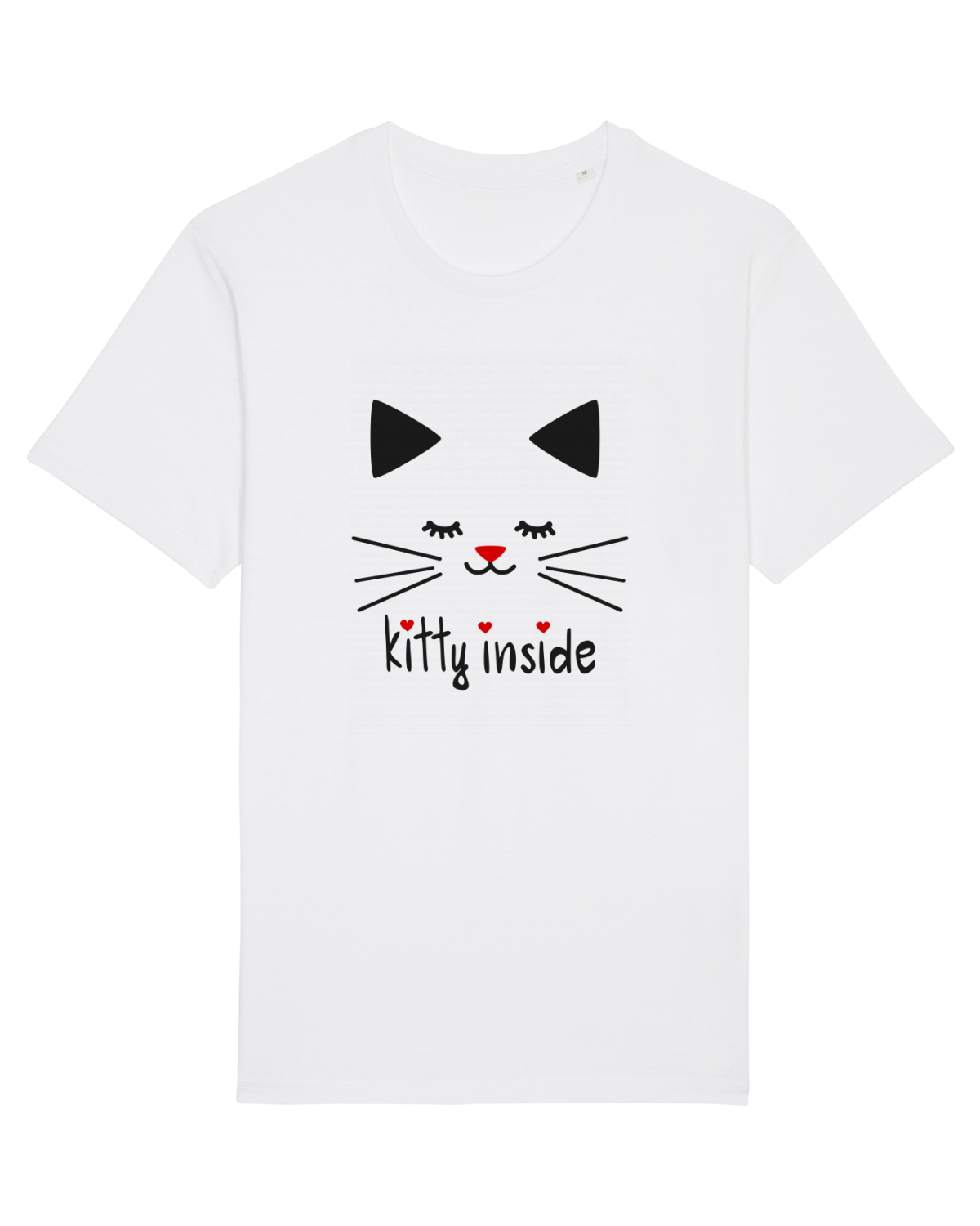 Tricou mânecă scurtă Unisex Rocker White