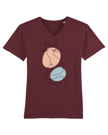 Kitty The Cat Burgundy