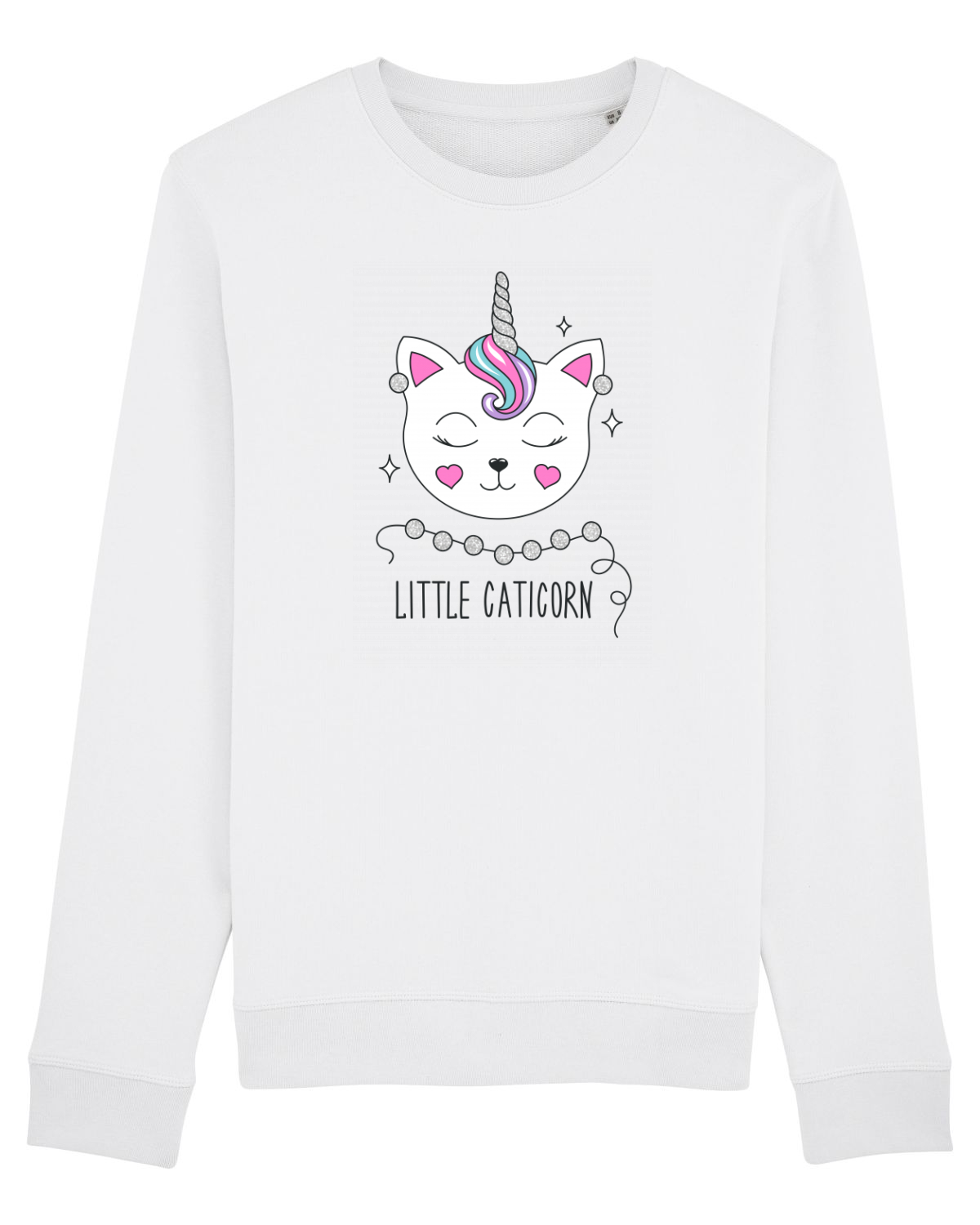 Bluză mânecă lungă Unisex Rise White