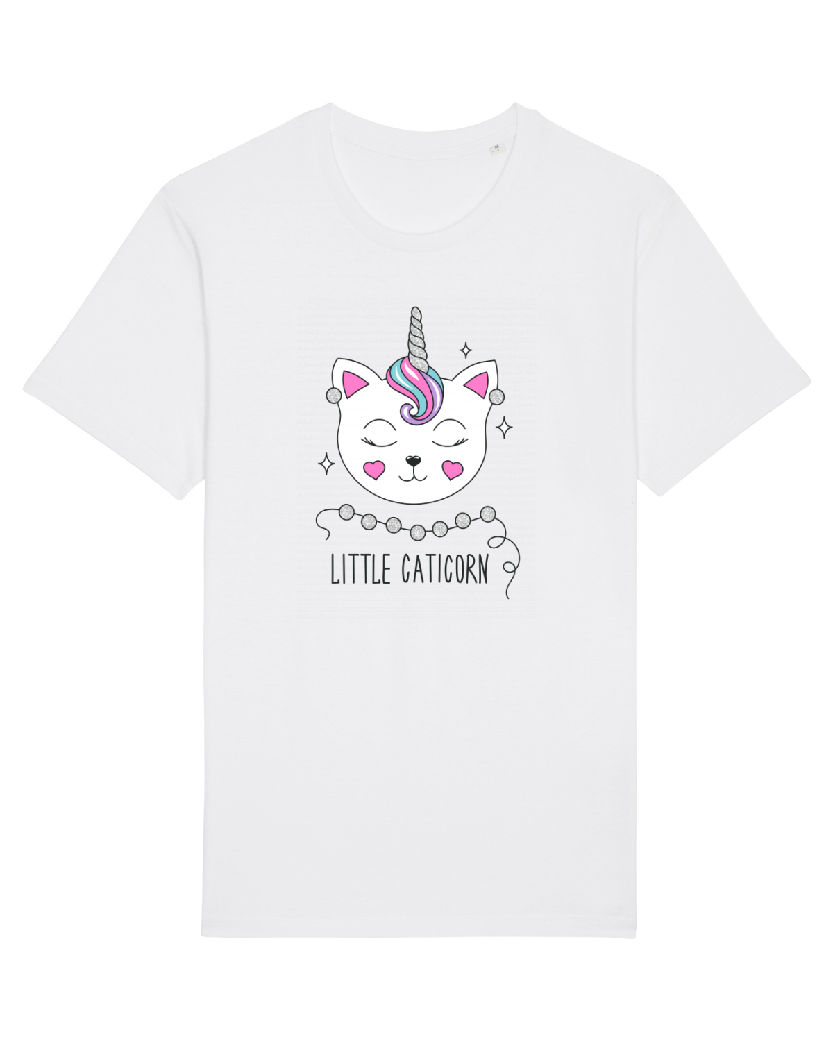 Tricou mânecă scurtă Unisex Rocker White