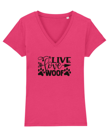 Live, Love, Woof! Raspberry