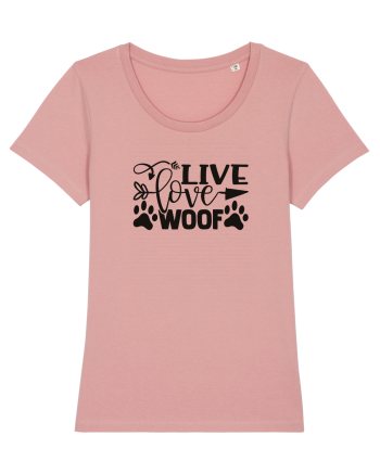 Live, Love, Woof! Canyon Pink
