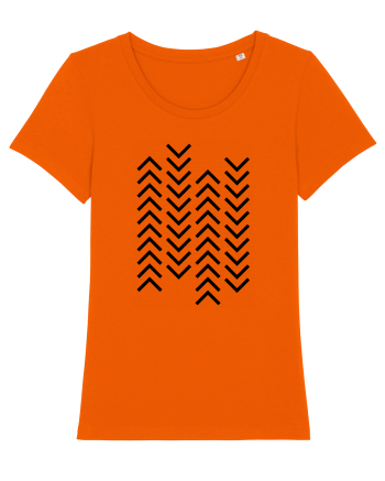 Minimalist Arrow Bright Orange