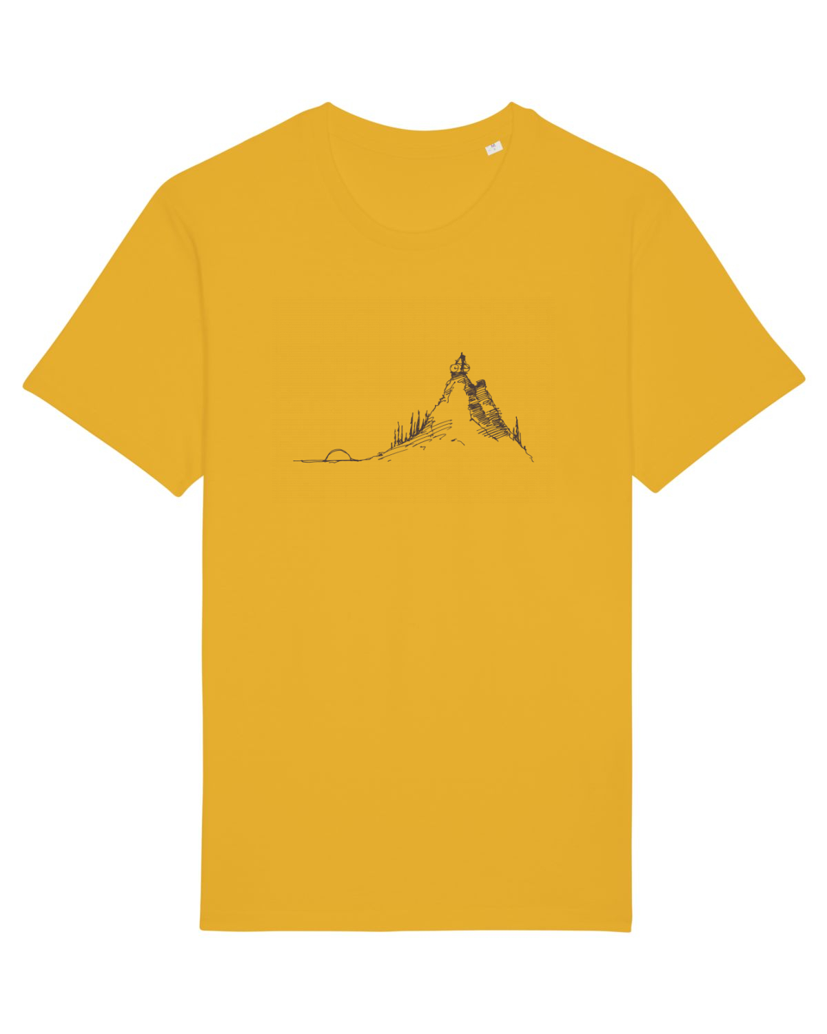 Tricou mânecă scurtă Unisex Rocker Spectra Yellow