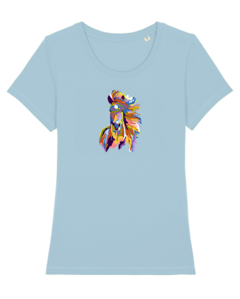 Puzzle Horse Sky Blue