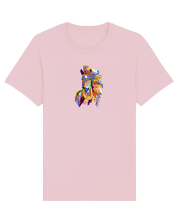 Puzzle Horse Cotton Pink