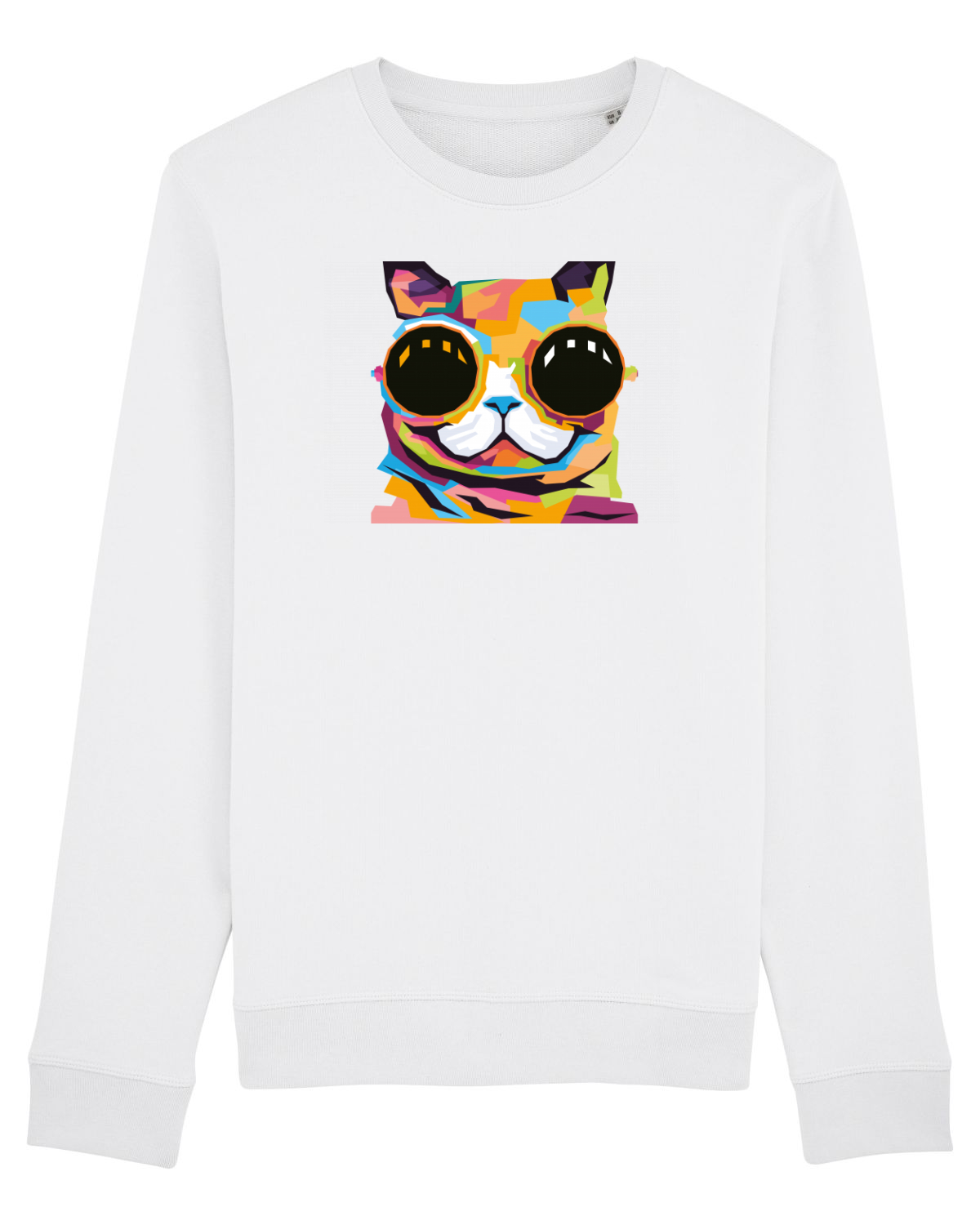 Bluză mânecă lungă Unisex Rise White