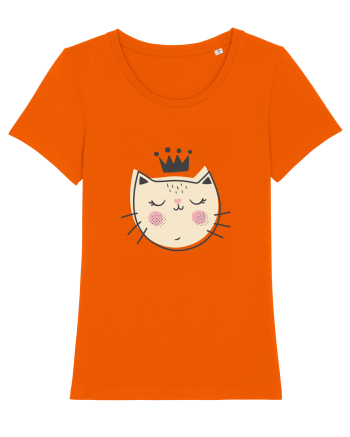 Queen Of Cats Bright Orange