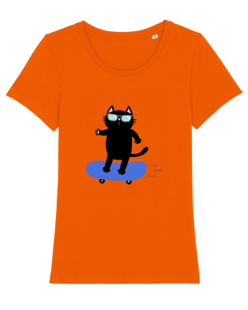 Skating Bright Orange