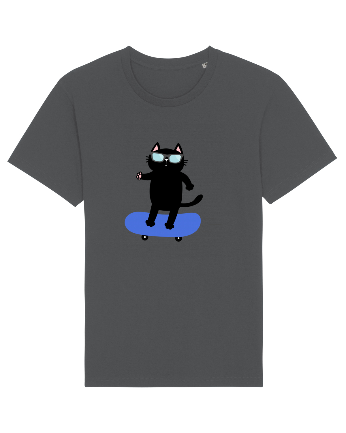 Tricou mânecă scurtă Unisex Rocker Anthracite